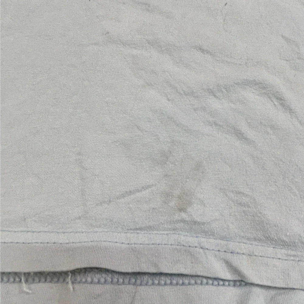The North Face Mens Graphic T-Shirt Light Blue Half Dome Logo Standard Fit XL